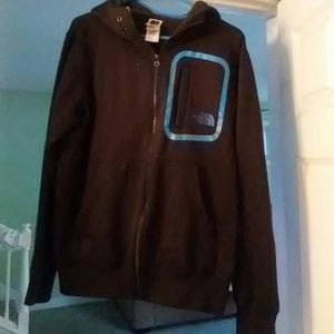 North face zip-up heavy hoody